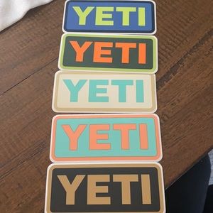 These are YETI stickers